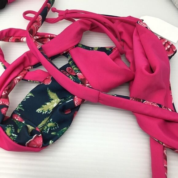 Leith Reversible Wrap Bikini Top (D9) - Picture 5 of 6